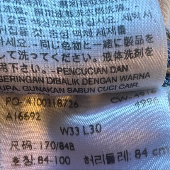 Levi's 501's Vintage Button Fly Straight Leg Medium Wash Jeans Size 33X30 - Picture 3 of 13